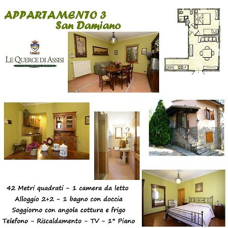 Penzion Le Querce Di Assisi Piano Delle Pieve Exteriér fotografie